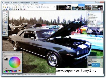 Скачать Paint.NET 3.36 Russian [26.08.2008]
